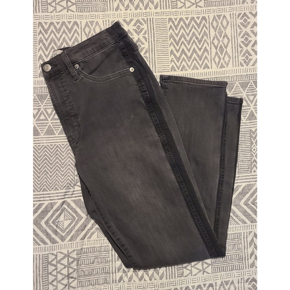 J. Crew Dark Grey High Waisted Skinny Leg Denim - Picture 2 of 4
